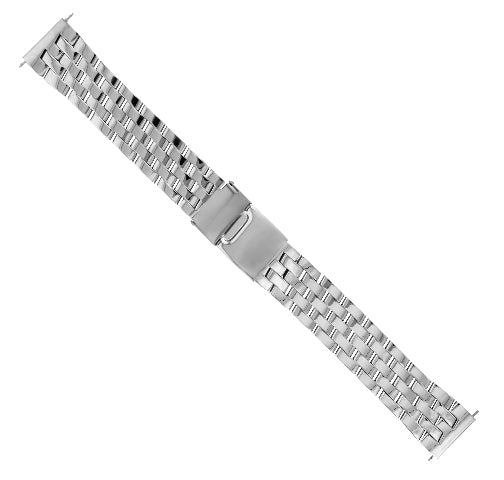 20MM WATCH BAND BRACELET FOR ESQ WATCH 300102C POLISH STAINLESS STRAIGHT END