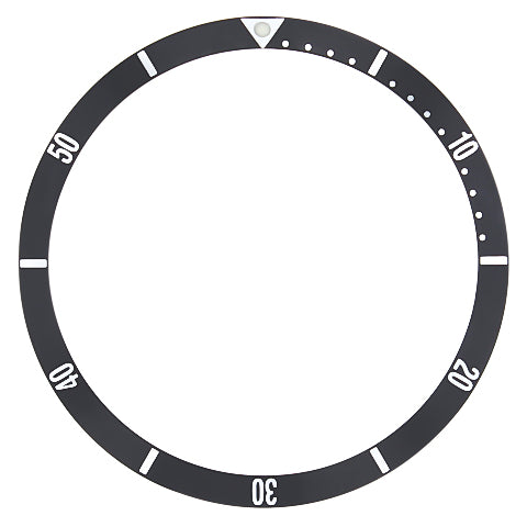 BEZEL INSERT FOR INVICTA PRO DIVER SCUBA 0072 CHRONOGRAPH WATCH 44 X 38MM BLACK