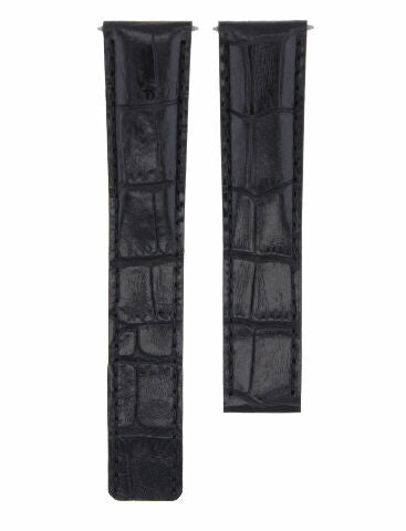 18-20MM LEATHER WATCH BAND STRAP FOR CARTIER TANK SOLO FRANCAISE DEPLOYMEN CLASP