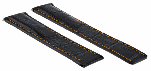 18-20MM LEATHER WATCH BAND STRAP FOR CARTIER TANK SOLO FRANCAISE DEPLOYMEN CLASP