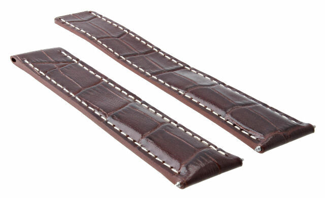 18-20MM LEATHER WATCH BAND STRAP FOR CARTIER TANK SOLO FRANCAISE DEPLOYMEN CLASP