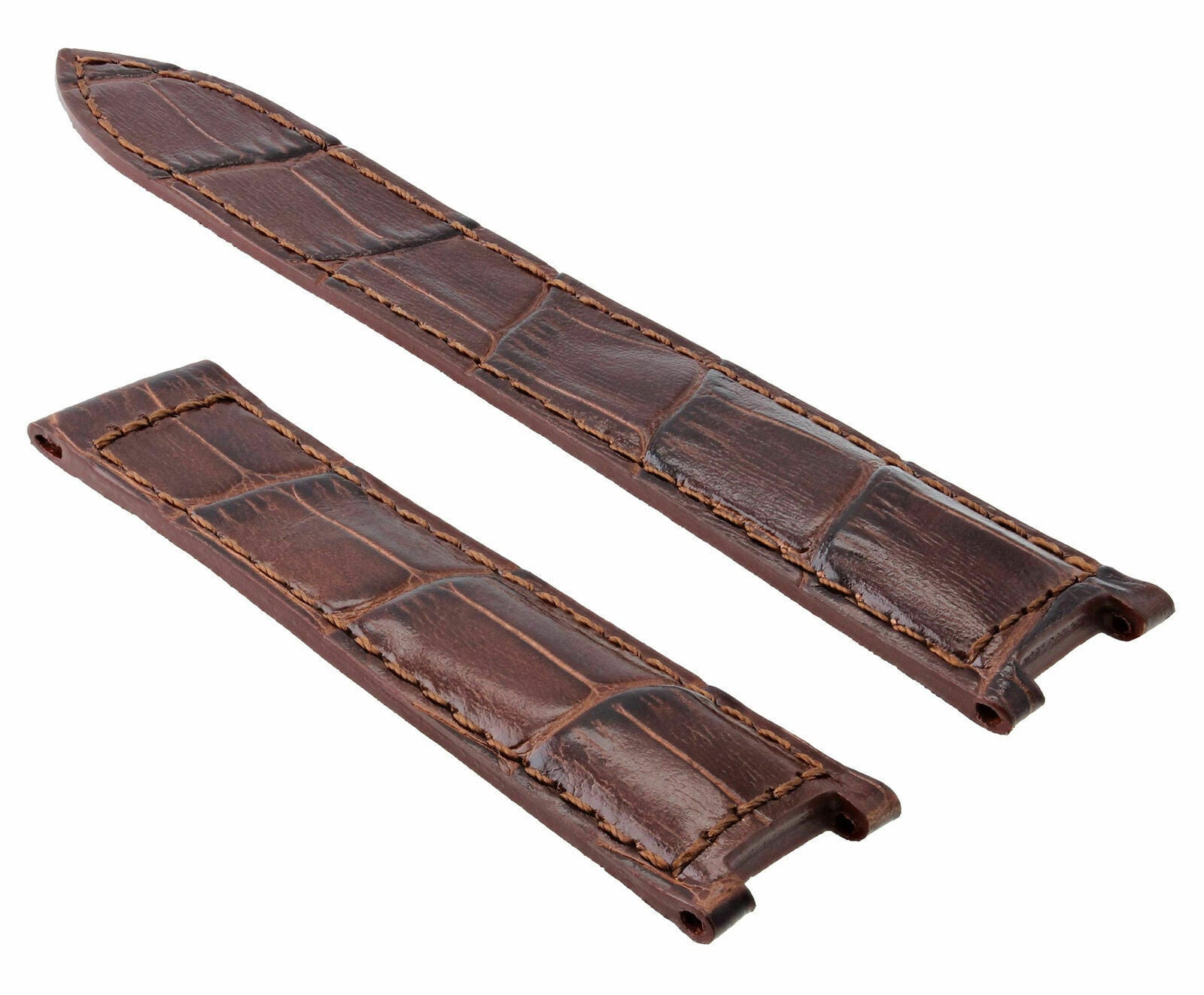 LEATHER WATCH BAND STRAP FITS CARTIER PASHA 35-38-42MM CHRONOGRAPH - 20MM