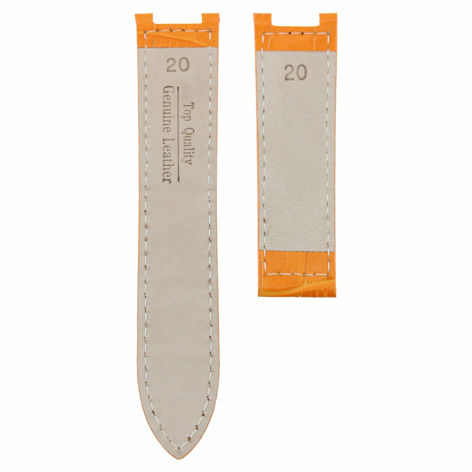 LEATHER WATCH BAND STRAP FITS CARTIER PASHA 35-38-42MM CHRONOGRAPH - 20MM