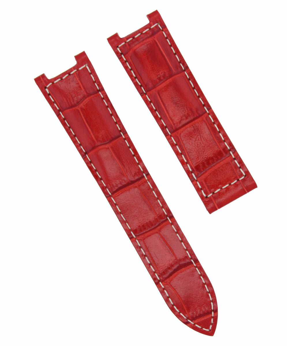 LEATHER WATCH BAND STRAP FITS CARTIER PASHA 35-38-42MM CHRONOGRAPH - 20MM