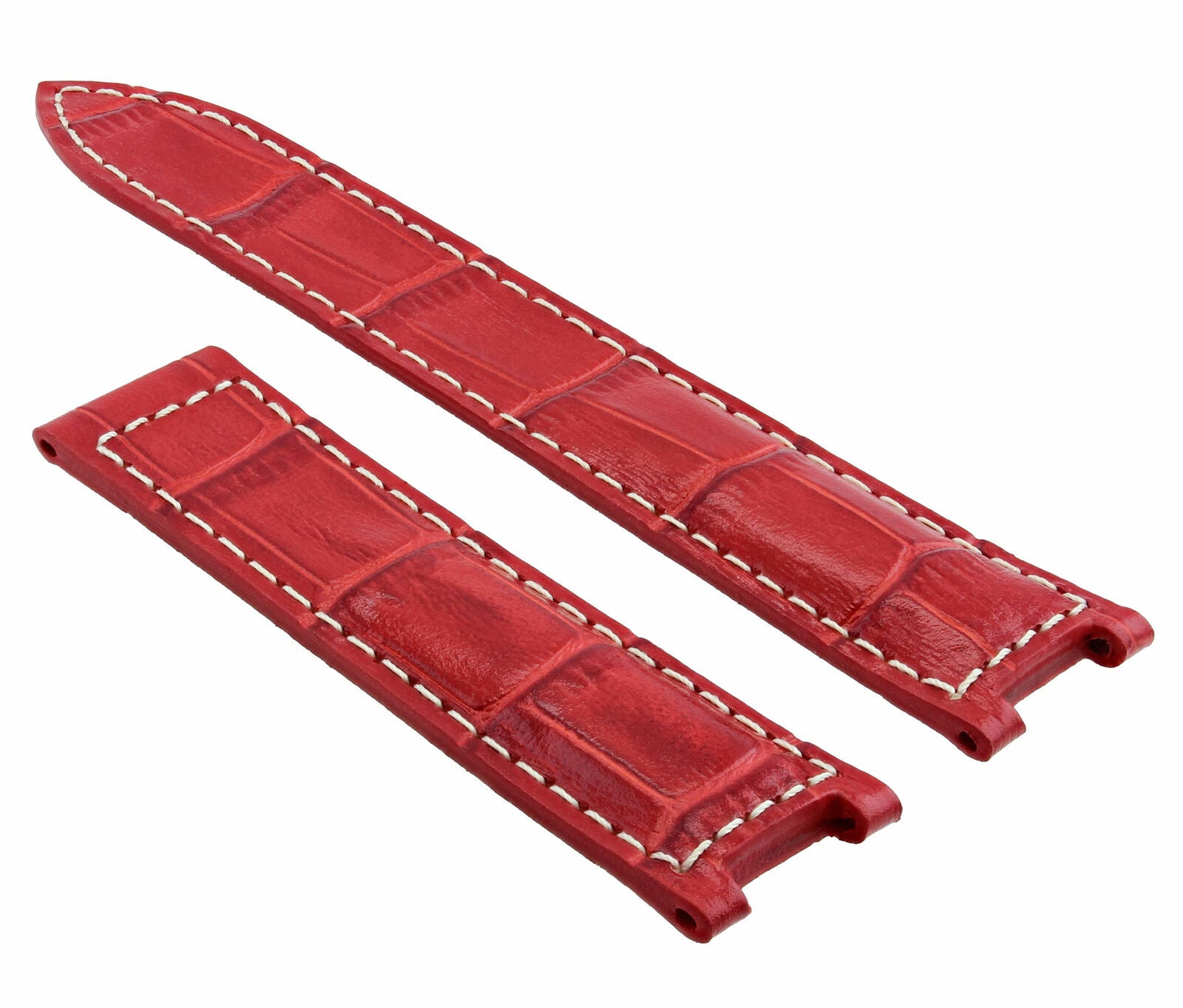 LEATHER WATCH BAND STRAP FITS CARTIER PASHA 35-38-42MM CHRONOGRAPH - 20MM