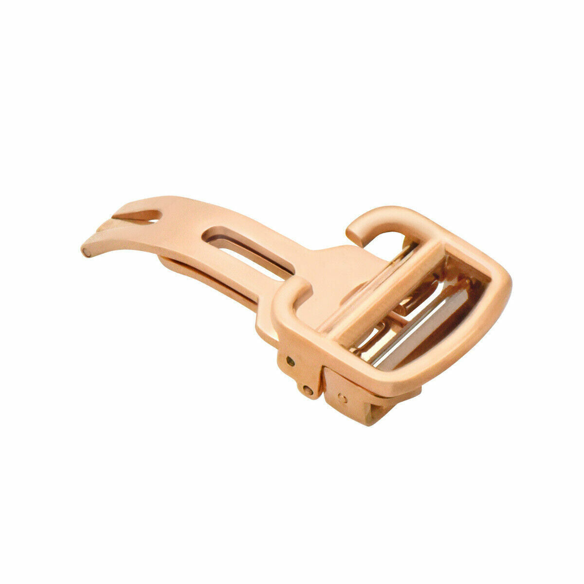 16MM DEPLOYMENT BUCKLE CLASP STRAP CLASP FIT CARTIER CALIBRE BAND BUCKLE ROSE #8