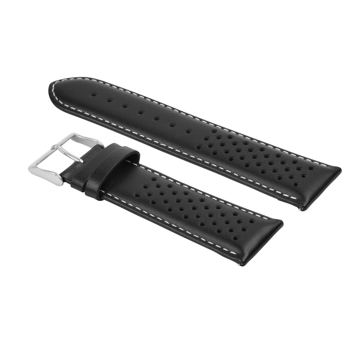 18-19-20-21-22-23-24MM PERFORATED LEATHER WATCH STRAP FOR TISSOT QUICK RELEASE