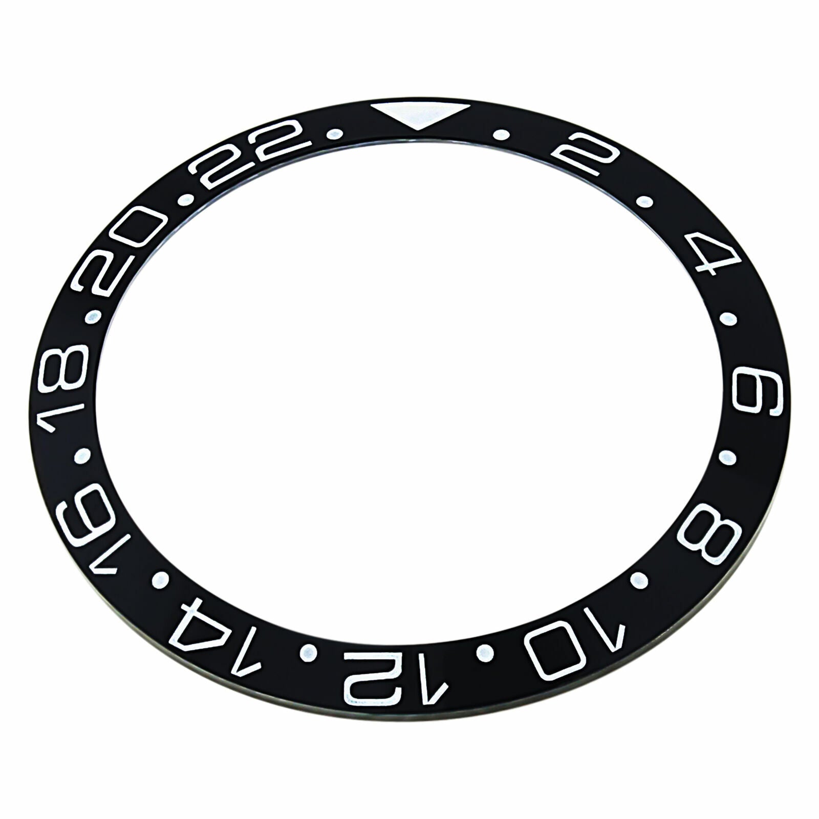 NEW BEZEL INSERT CERAMIC FOR ROLEX GMT MASTER II 116710 116713 116710LN BLACK