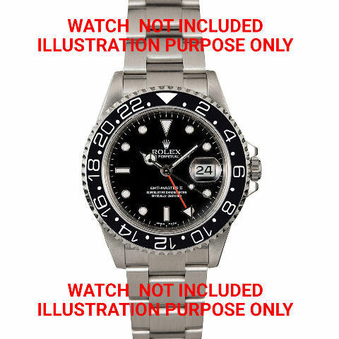 NEW BEZEL INSERT CERAMIC FOR ROLEX GMT MASTER II 116710 116713 116710LN BLACK