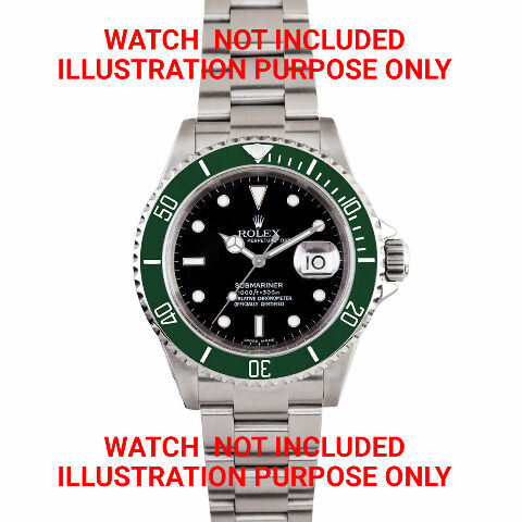 BEZEL INSERT CERAMIC FOR ROLEX SUBMARINER 116610 116613 114060 GREEN BLUE LUME