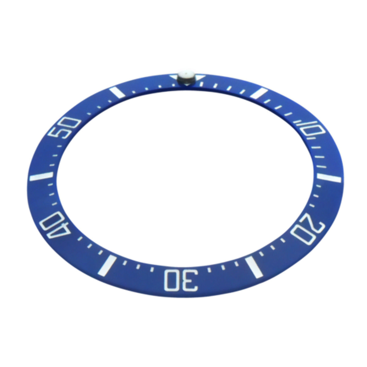 BLUE CERAMIC BEZEL INSERT FOR 41MM OMEGA SEAMASTER PLANET 007 ENGRAVED NUMBERS