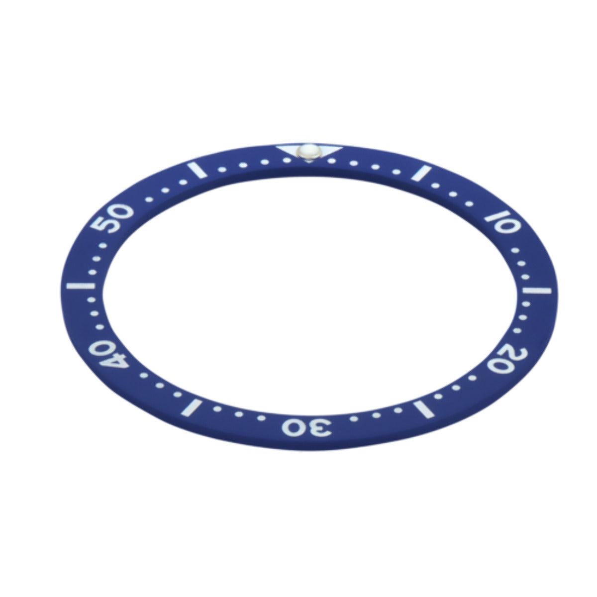 REPLACEMENT FLAT BLUE CERAMIC BEZEL INSERT FOR WATCH 38MM X 31.50MM