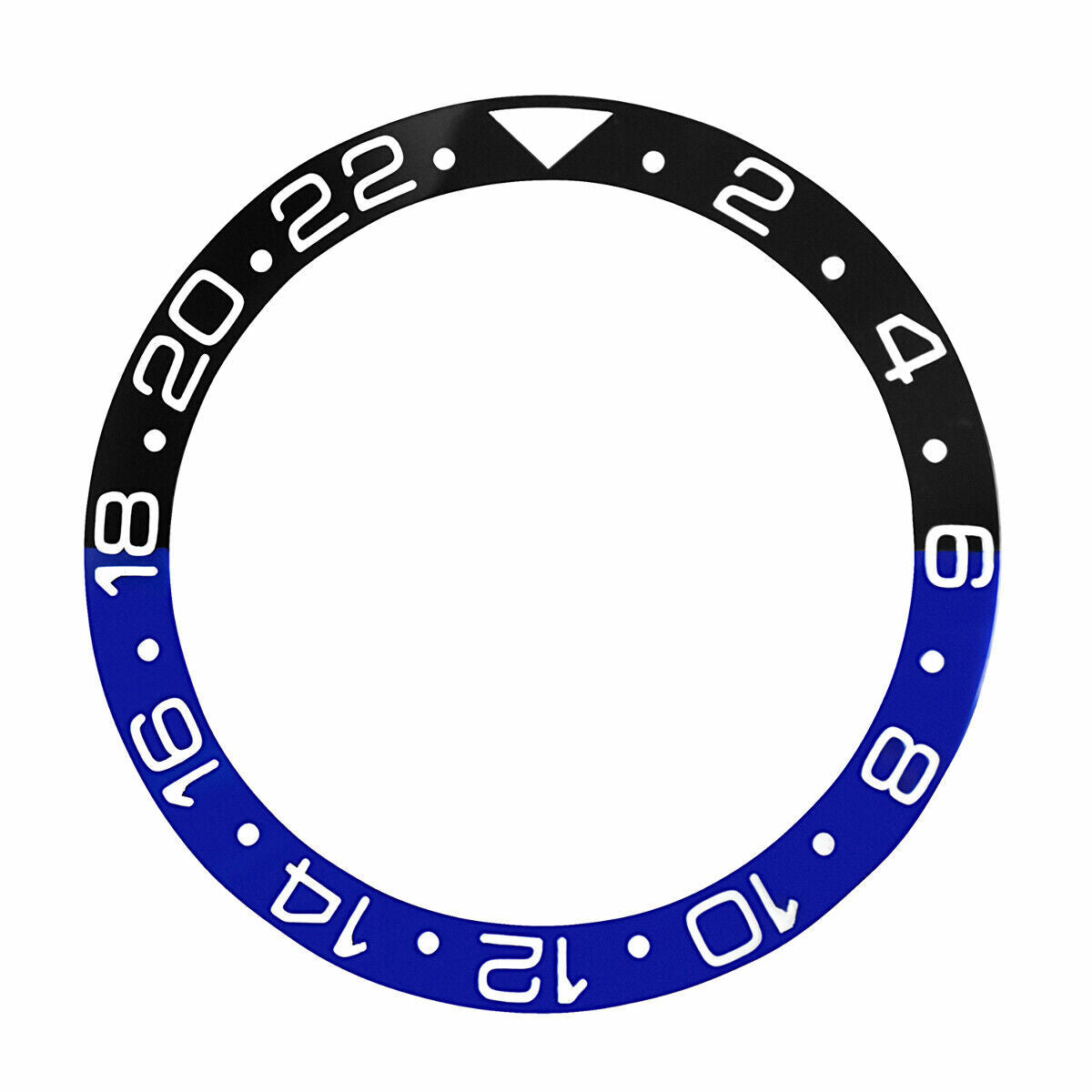 BATMAN BEZEL INSERT CERAMIC FOR ROLEX GMT 116610 116613 116618 116700 BLACK BLUE