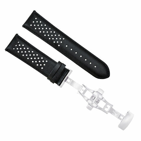 18MM-24MM GENUINE REPLACEMENT LEATHER WATCH BAND STRAP FOR TAG HEUER CARRERA