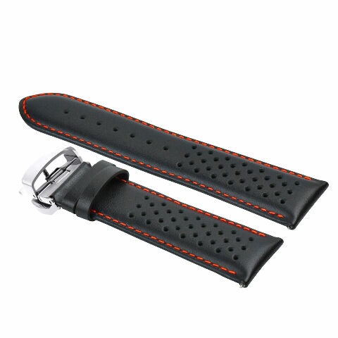 18MM-24MM GENUINE REPLACEMENT LEATHER WATCH BAND STRAP FOR TAG HEUER CARRERA