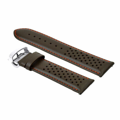 18MM-24MM GENUINE REPLACEMENT LEATHER WATCH BAND STRAP FOR TAG HEUER CARRERA