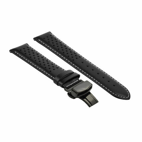 18-19-20-21-22-23-24MM PERFORATED LEATHER WATCH BAND STRAP FOR CITIZEN EZ RELEAS
