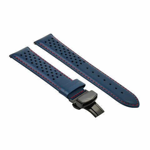 18-19-20-21-22-23-24MM PERFORATED LEATHER WATCH BAND STRAP FOR CITIZEN EZ RELEAS