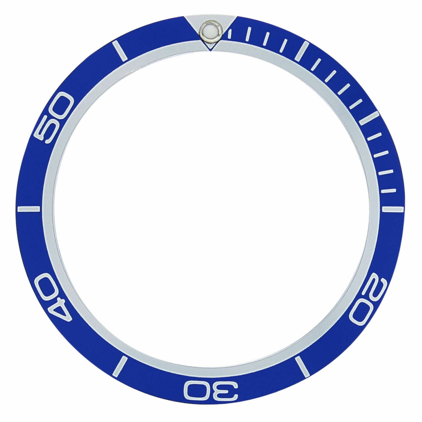 BEZEL INSERT FOR OMEGA SEAMASTER PLANET OCEAN EZ SNAP FIT 41MM 42MM CASE BLUE