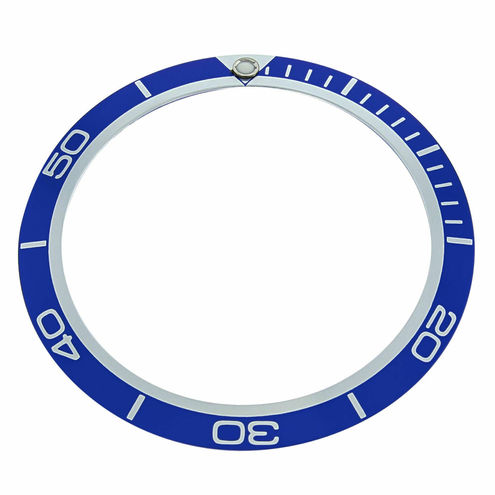 BEZEL INSERT FOR OMEGA SEAMASTER PLANET OCEAN EZ SNAP FIT 41MM 42MM CASE BLUE