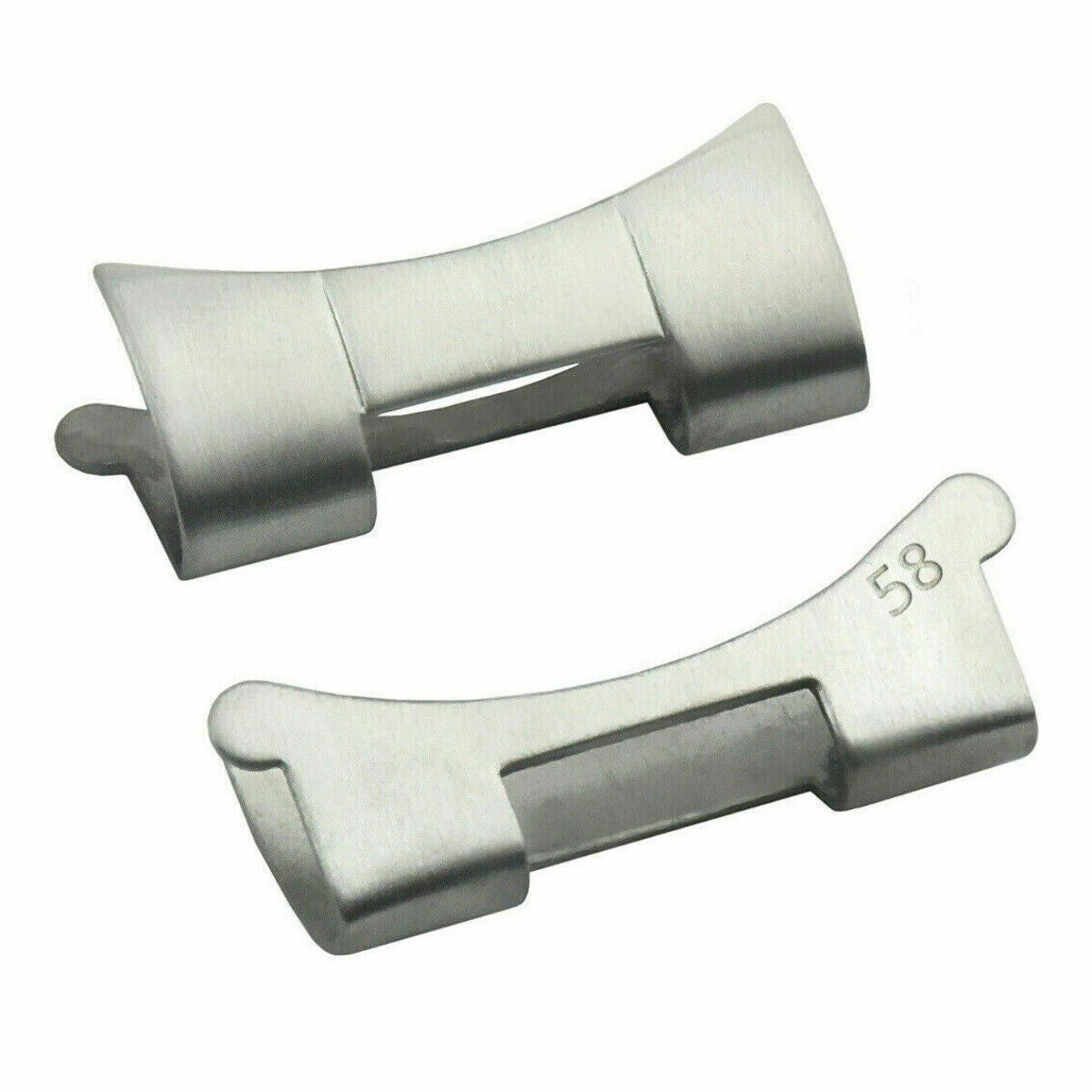 2- 58 END PIECE FOR 20MM ROLEX OYSTER BAND 7206,6636 5508,6538,6536,5510,5512