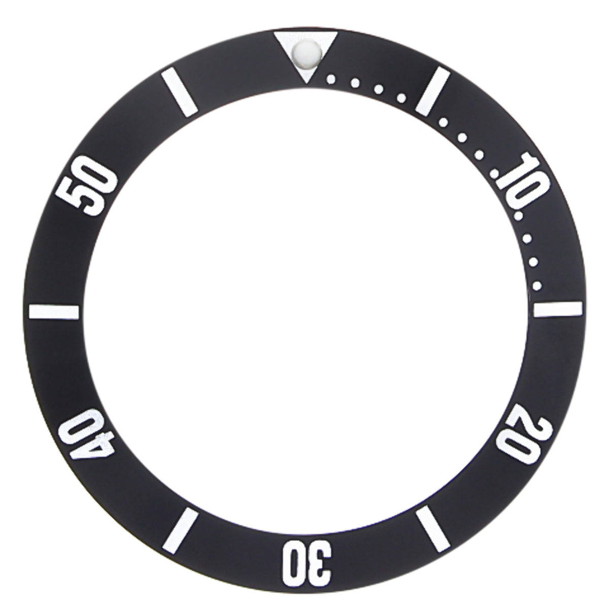 REPLACEMENT BEZEL INSERT BLACK FOR WATCH 35.90MM X 28.20MM