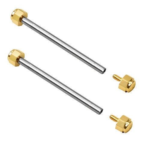 19MM GOLD STRAP SCREW & TUBE PINS FOR MICHAEL KORS MK5128 MK5896 MK5353 MK5354