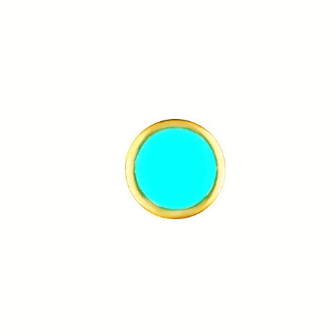 PEARL PIP FOR BEZEL INSERT ROLEX CERAMIC 116660 126610 126618 SWISS TURQUOISE GOLD