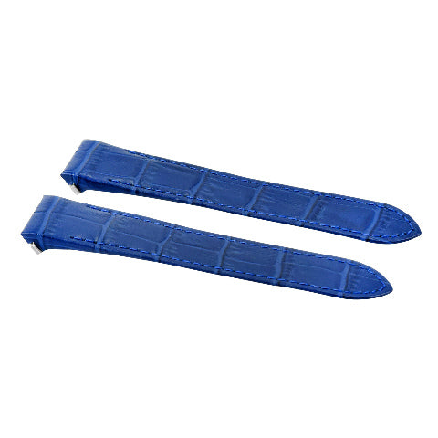 20MM LEATHER WATCH STRAP BAND FOR CARTIER ROADSTER W62032X6 2722  QUICK REL BLUE
