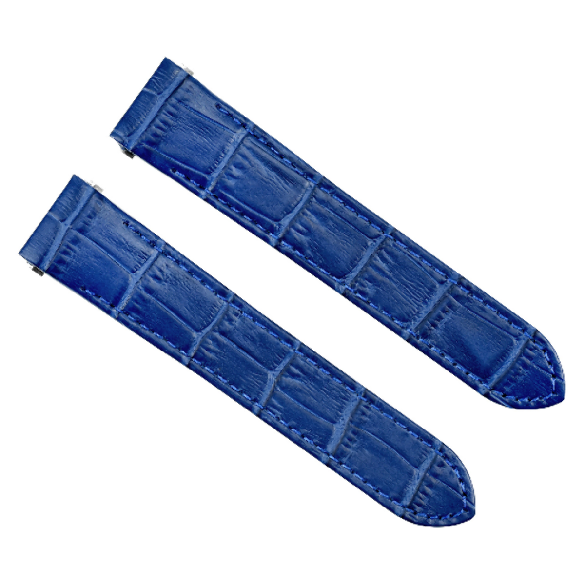 20MM LEATHER WATCH STRAP BAND FOR CARTIER ROADSTER W62032X6 2722  QUICK REL BLUE