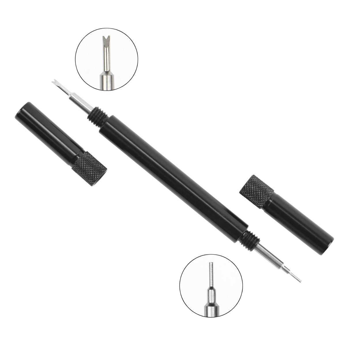 SPRING BAR PIN REMOVER FROM LEATHER OR RUBBER WATCH STRAP OR WATCH BAND  W/COVER
