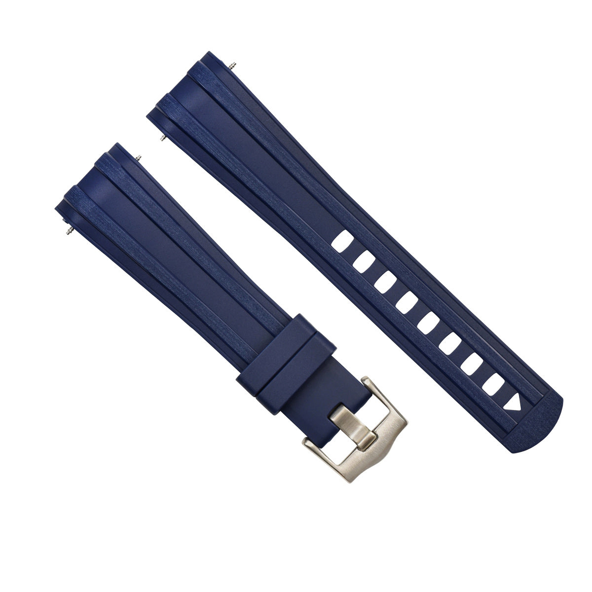 20MM SILICONE RUBBER STRAP FOR OMEGA SEAMASTER 300 42MM PRO CVZ015753 BLUE TQ