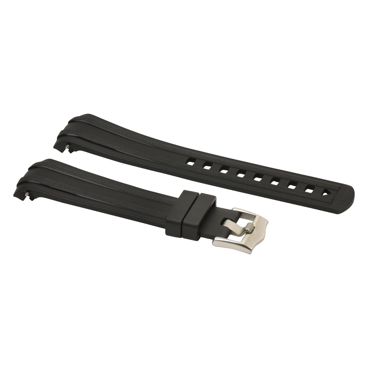 22MM SILICONE RUBBER STRAP FOR OMEGA SEAMASTER 300 BLACK COLOR TOP QUALITY