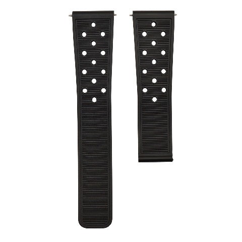 22MM SILICONE RUBBER WATCH BAND STRAP FOR TAG HEUER CARRERA MONACO AQUAREACER TQ
