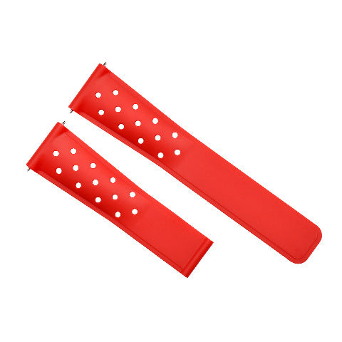 22MM SILICONE RUBBER WATCH BAND STRAP FOR TAG HEUER CARRERA MONACO AQUAREACER TQ