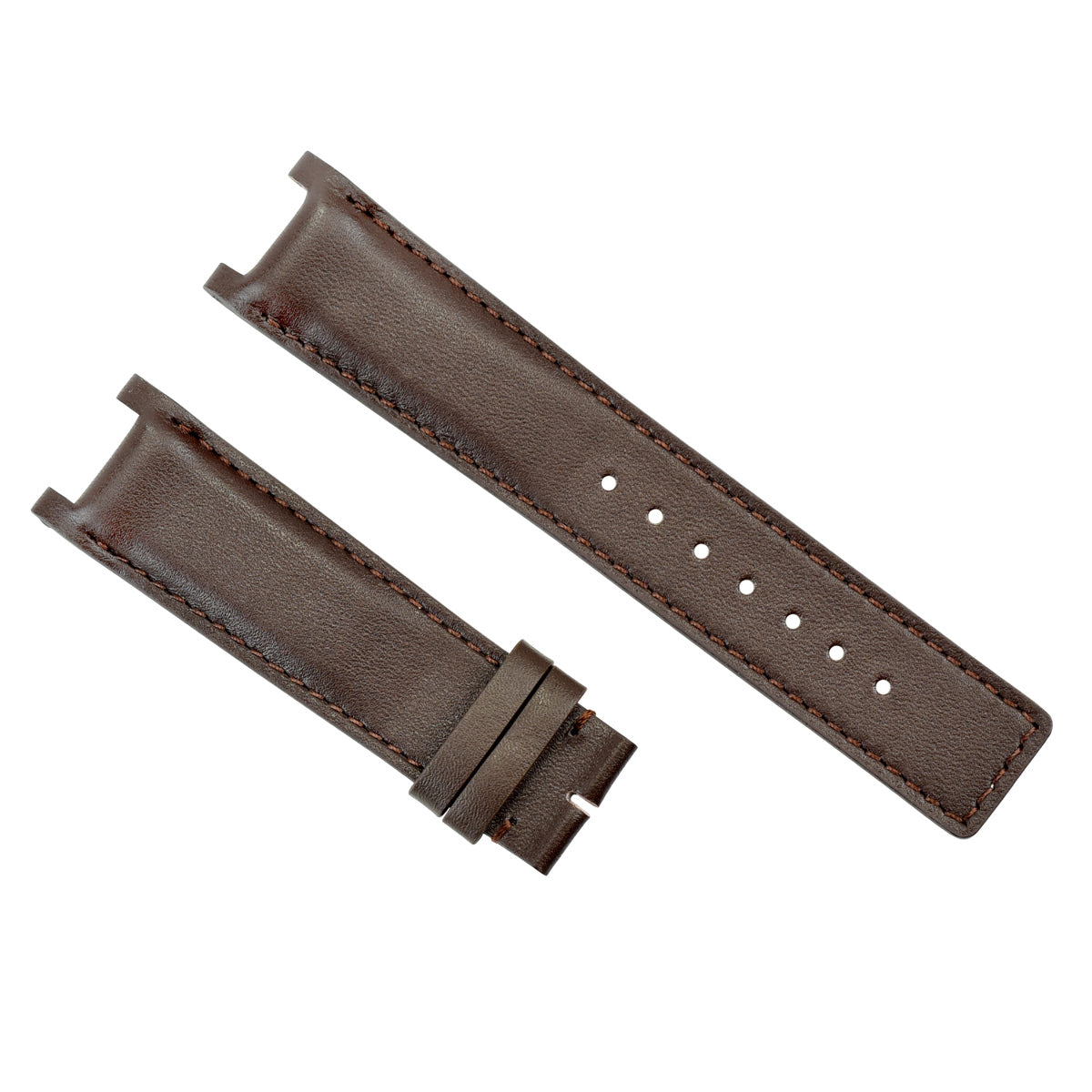 20MM REPLACMENT LEATHER WATCH STRAP BAND FOR GUCCI YA13309 WATCH BROWN