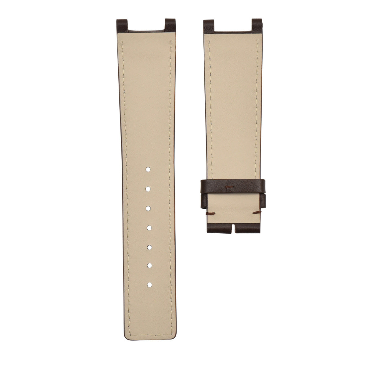 22MM REPLACMENT LEATHER WATCH STRAP BAND FOR GUCCI YA13309 WATCH BROWN