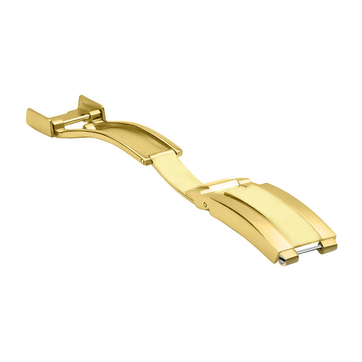 18 x 9 BUCKLE CLASP FOR ROLEX DAYTONA DATEJUST GMT LEATHER BAND WATCH STRAP GOLD