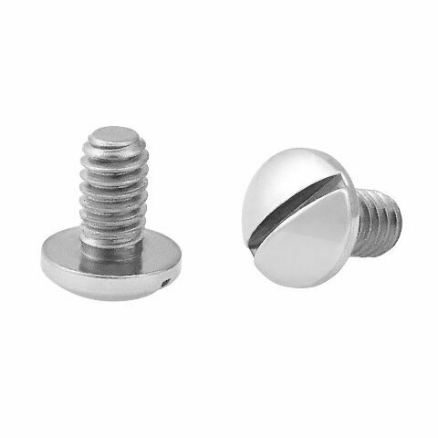 4 PCS SCREWS REPLACEMENT FOR CARTIER LOVE FIT WIDER SCREW BRACELET THREAD SILVER