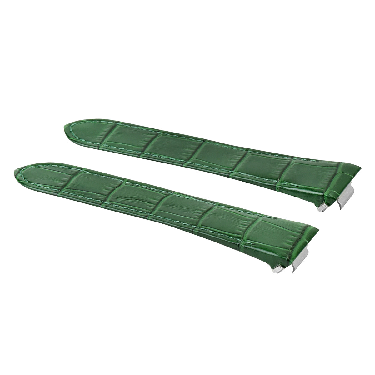 19MM LEATHER WATCH STRAP BAND FOR CARTIER ROADSTER 2510 2524 3312 RELEASE GREEN