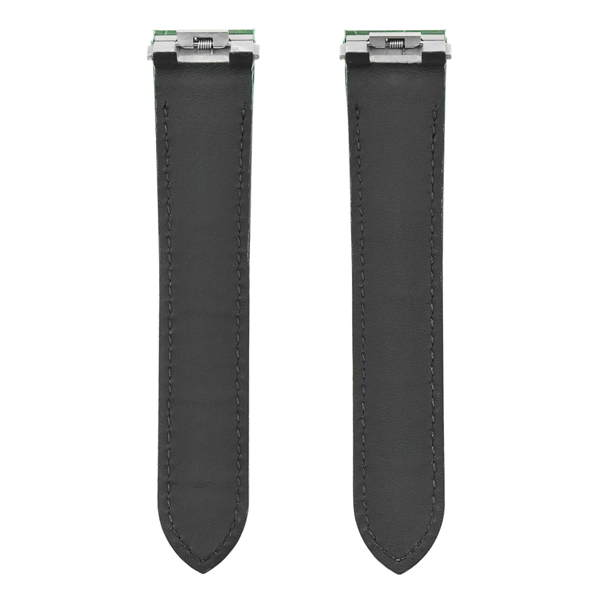 19MM LEATHER WATCH STRAP BAND FOR CARTIER ROADSTER 2510 2524 3312 RELEASE GREEN