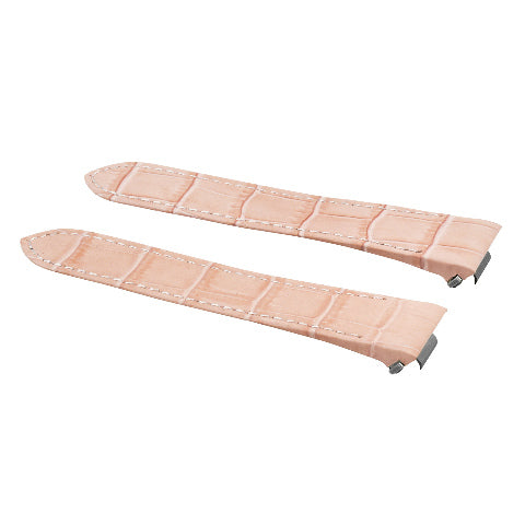 20MM LEATHER WATCH STRAP BAND FOR CARTIER ROADSTER QUICK RELEASE PINK TOP QLY