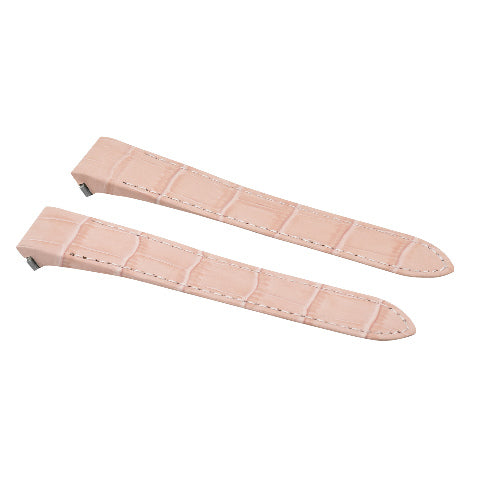 20MM LEATHER WATCH STRAP BAND FOR CARTIER ROADSTER QUICK RELEASE PINK TOP QLY