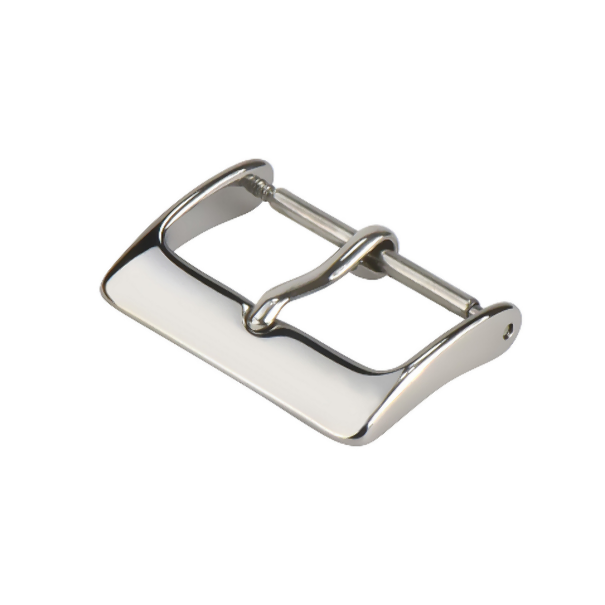 26MM WATCH BAND BUCKLE CLASP PIN FOR INVICTA LEATHER RUBBER STRAP  SILVER