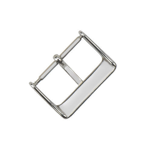 26MM WATCH BAND BUCKLE CLASP PIN FOR INVICTA LEATHER RUBBER STRAP  SILVER