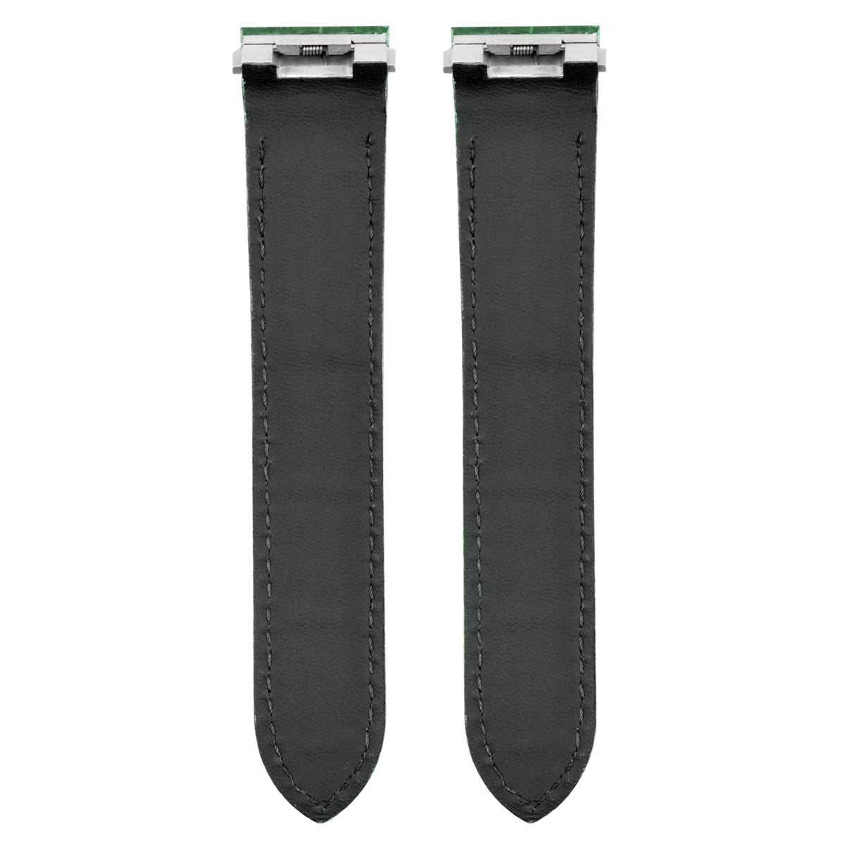 19MM LEATHER WATCH STRAP BAND FOR CARTIER ROADSTER 2510 2524 3312 RELEASE GREEN