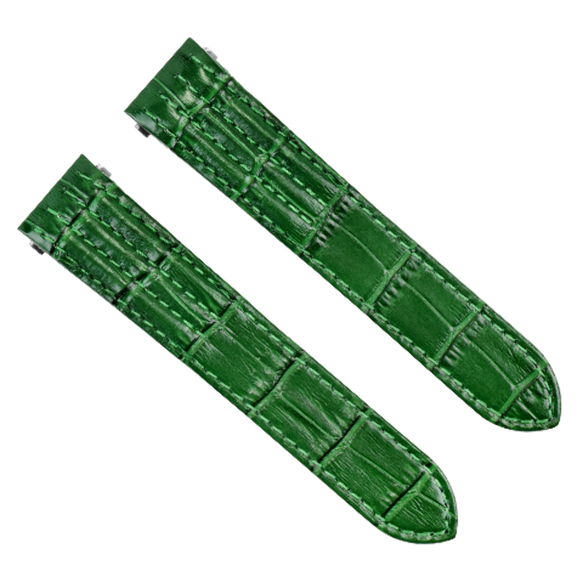 20MM LEATHER WATCH STRAP BAND FOR CARTIER ROADSTER XL CHRONO QUICK RELEASE GREEN