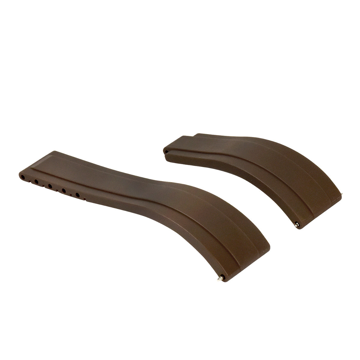 20MM SILICONE WATCH STRAP BAND FOR ROLEX DAYTONA SUBMARINER GMT OYSTERFLEX BROWN