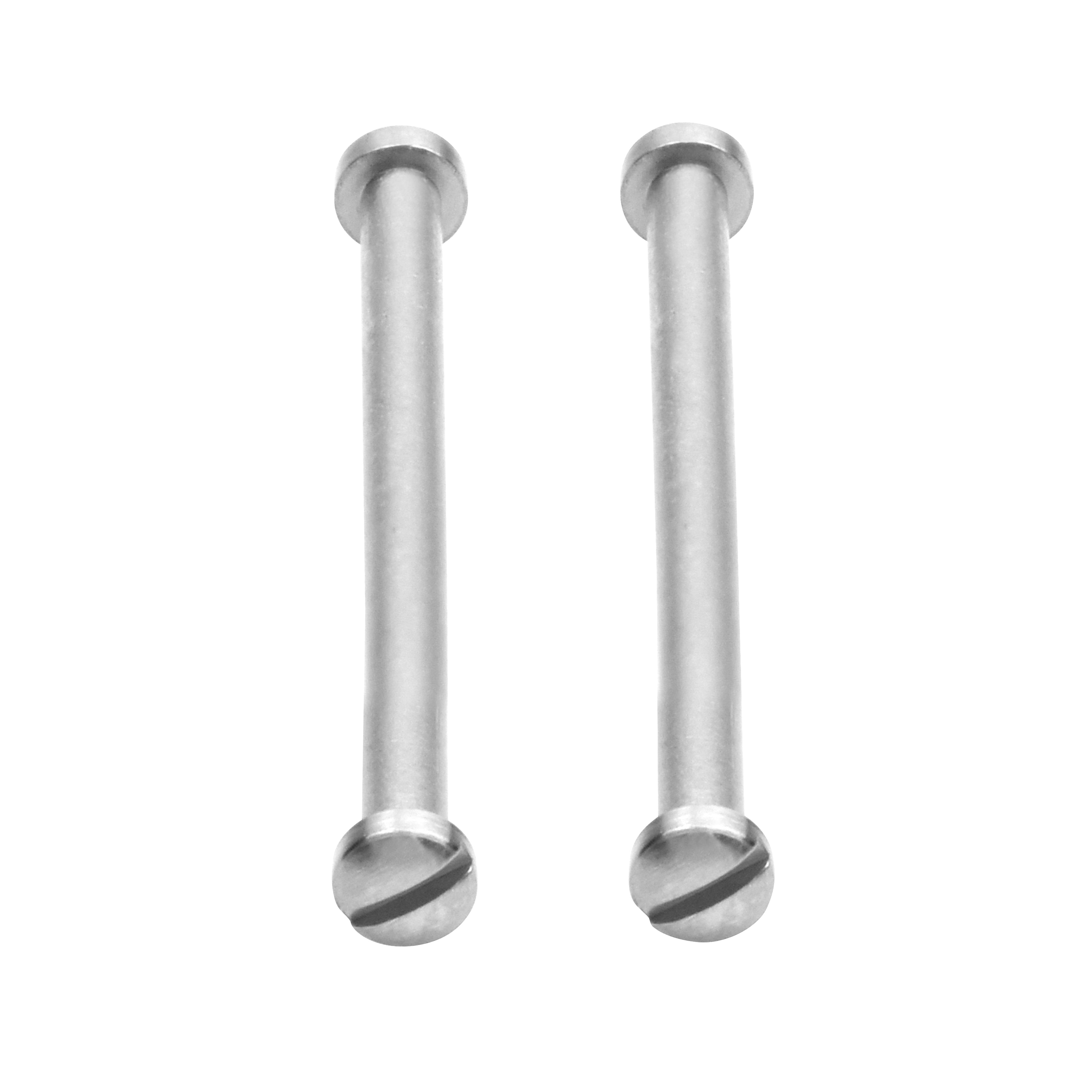 2 PCS BRACELET MOUNTING SCREW FOR FORTIS B-42 STAINLESS STEEL BAND AND OTHERS