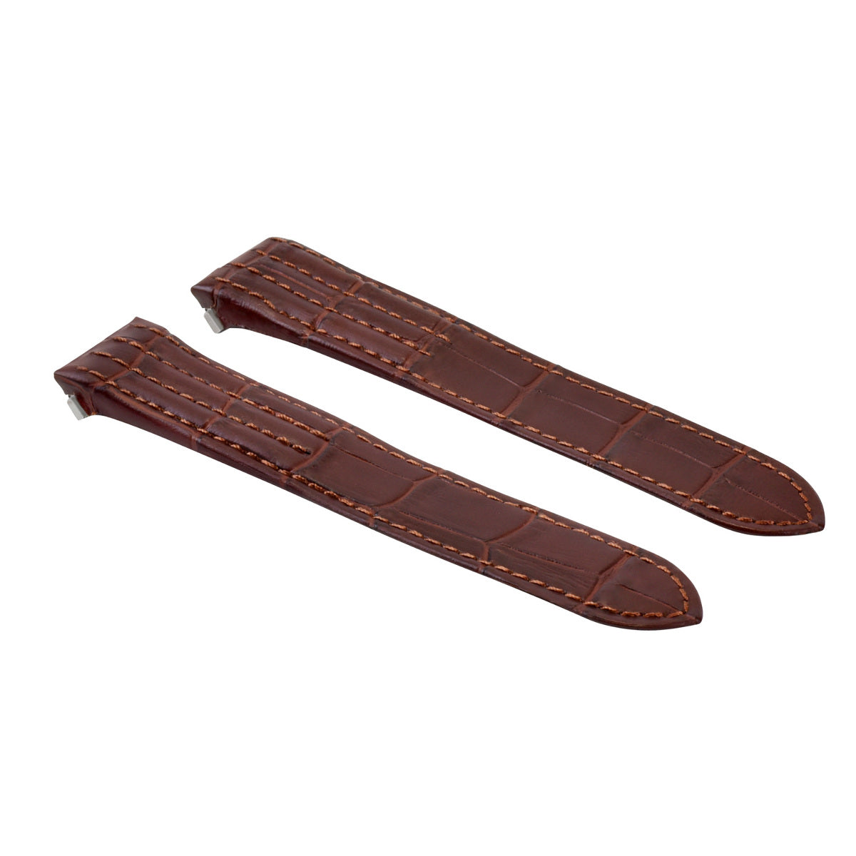 20MM LEATHER WATCH STRAP BAND FOR CARTIER ROADSTER XL CHRONO QUICK RELEASE BROWN